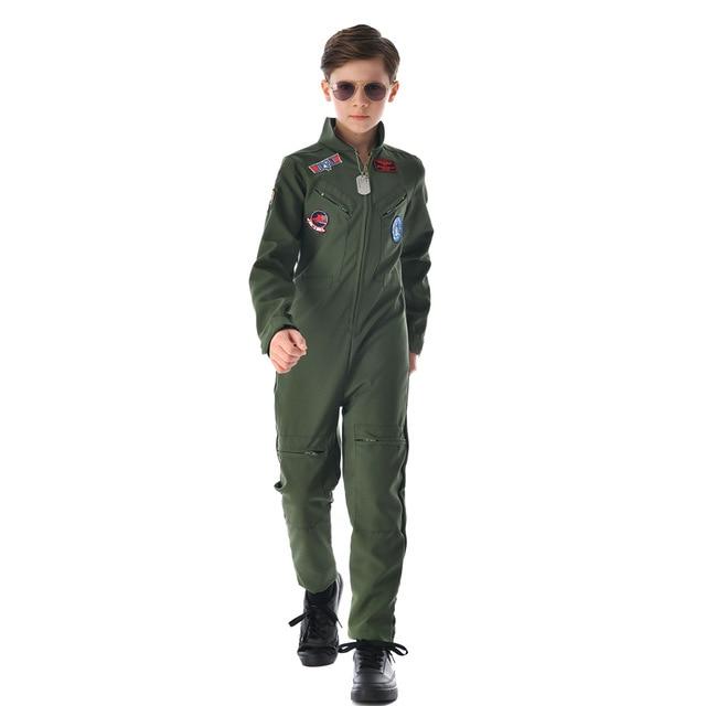 Fighter Pilot Style Pilot & Aviator Jumpsuit for CHILDREN (Halloween)