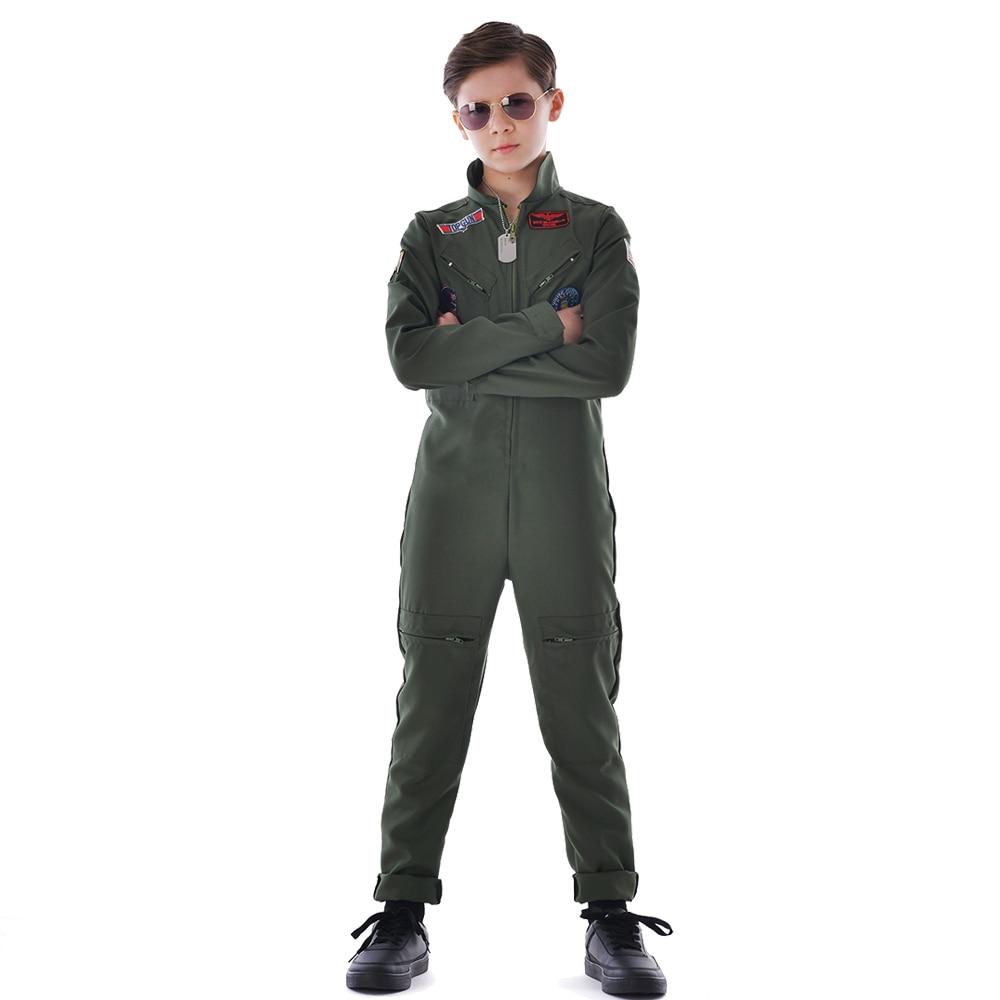 Fighter Pilot Style Pilot & Aviator Jumpsuit for CHILDREN (Halloween)