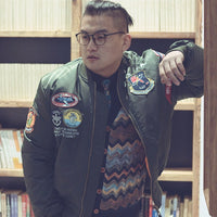 Thumbnail for Fighter Pilot Style USAFA Designed Super Cool Pilot Jackets