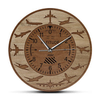 Thumbnail for Amazing Altitude & Airplane Silhouettes Designed Wall Clocks