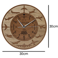 Thumbnail for Amazing Altitude & Airplane Silhouettes Designed Wall Clocks
