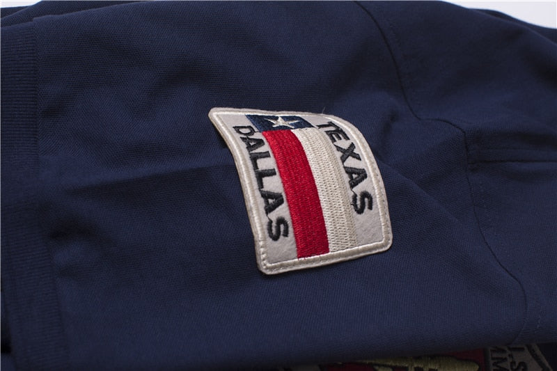 Super Cool Fighter Pilot (US Navy) Themed Polo T-Shirts
