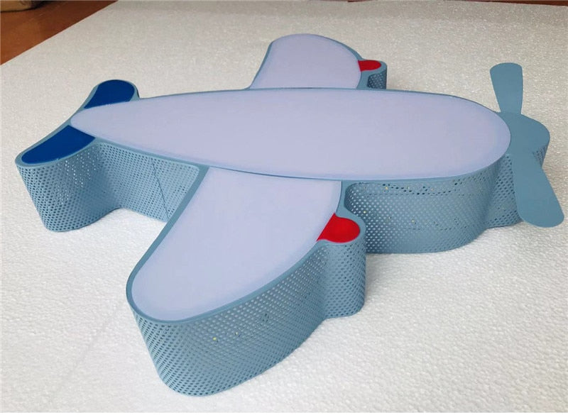 Cartoon Style Ceiling Type Airplane Shape Wall Lamp