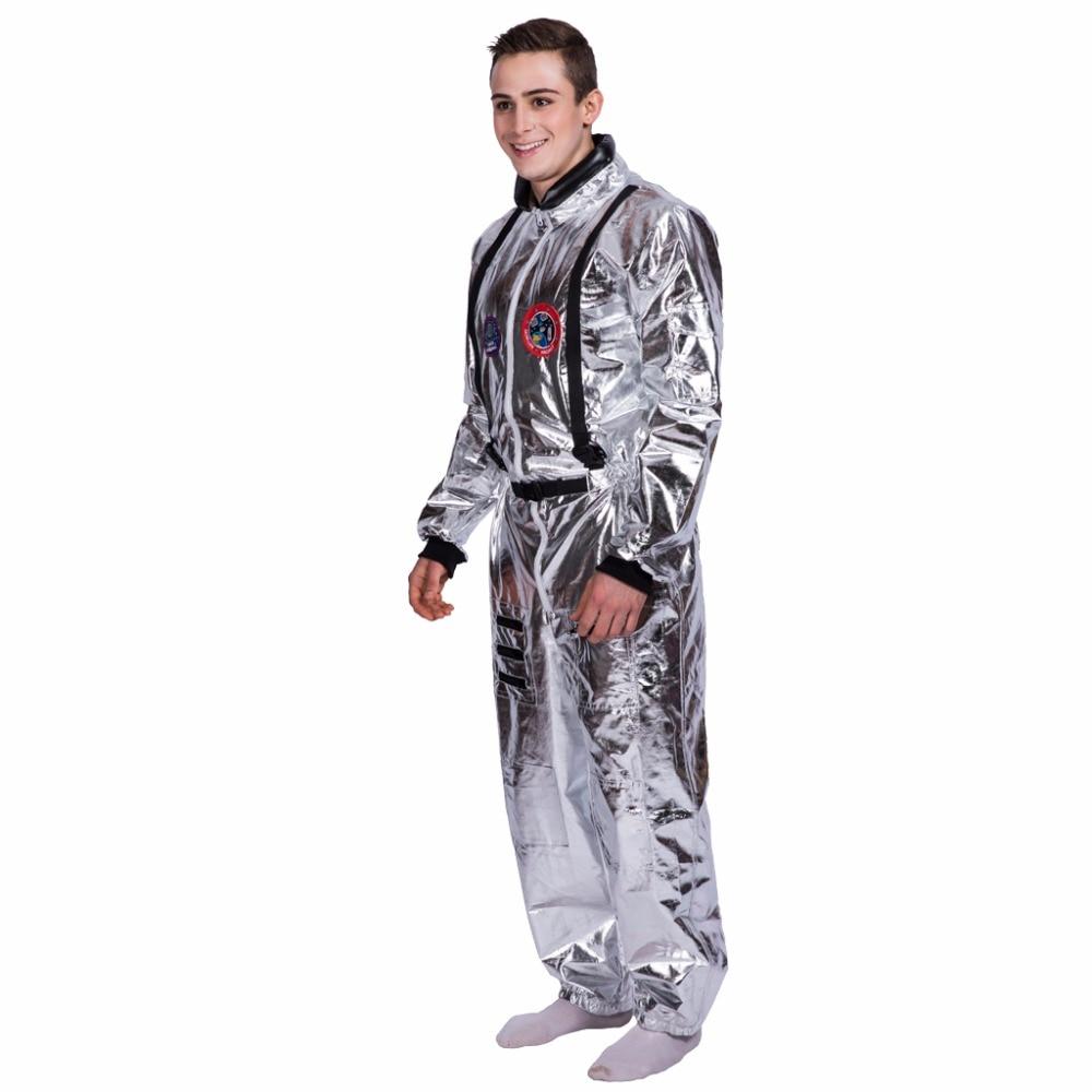 Gray Space NASA & Astranout Jumpsuit for Men (Halloween)