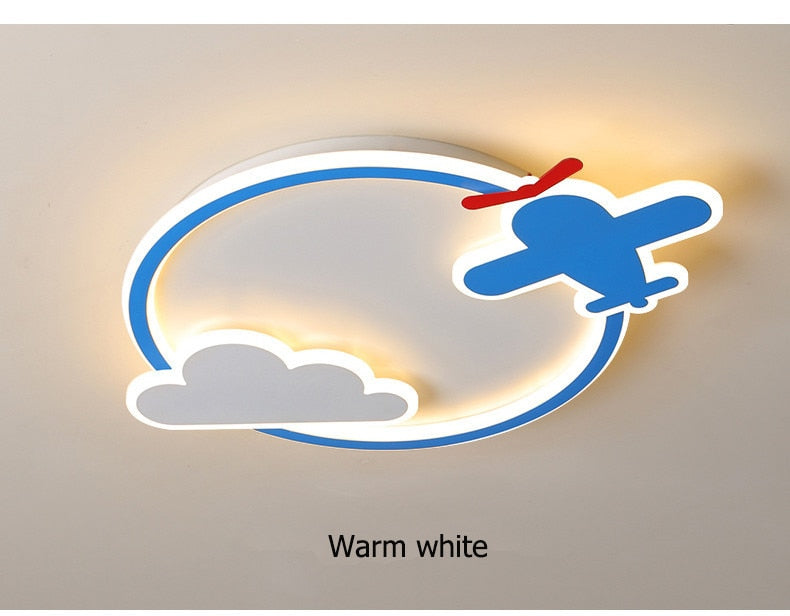 Airplane & Cloud Designed Wall Lamp