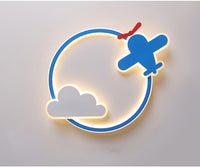 Thumbnail for Airplane & Cloud Designed Wall Lamp