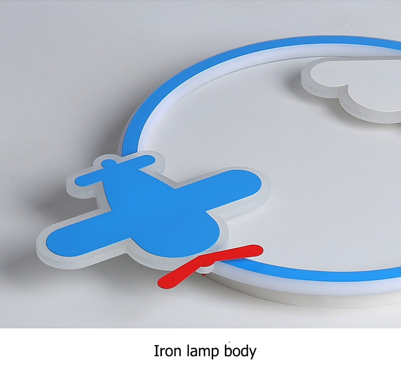 Airplane & Cloud Designed Wall Lamp