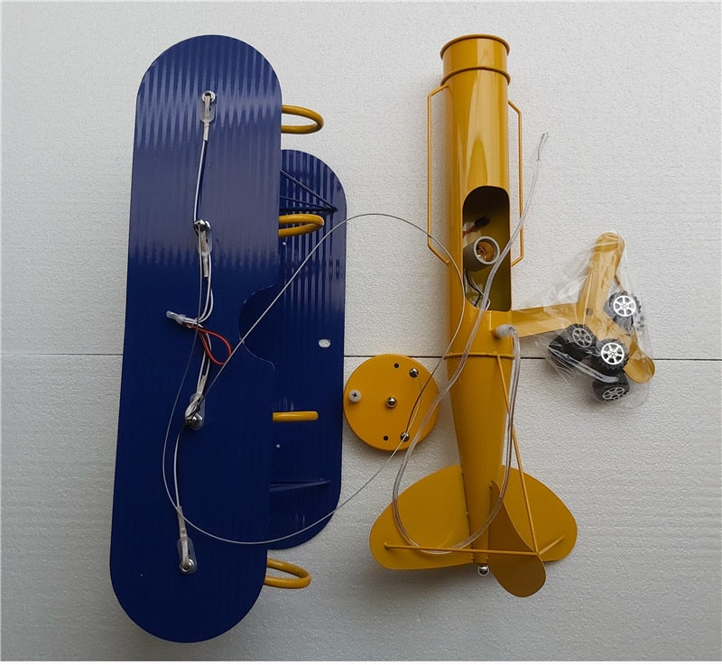 Double Decker Airplane Designed Wall Lamp