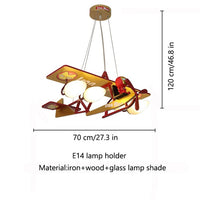Thumbnail for Comics Style & Airplane Shape Wall Lamp