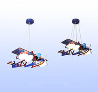 Thumbnail for Comics Style & Airplane Shape Wall Lamp