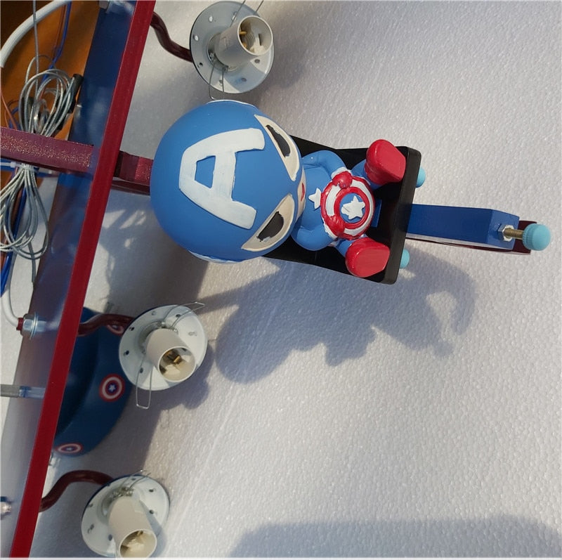 Comics Style & Airplane Shape Wall Lamp