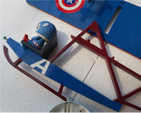 Thumbnail for Comics Style & Airplane Shape Wall Lamp