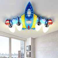 Thumbnail for Fighter Jet Airplane Shape Wall Lamp with Bluetooth Speaker Feature