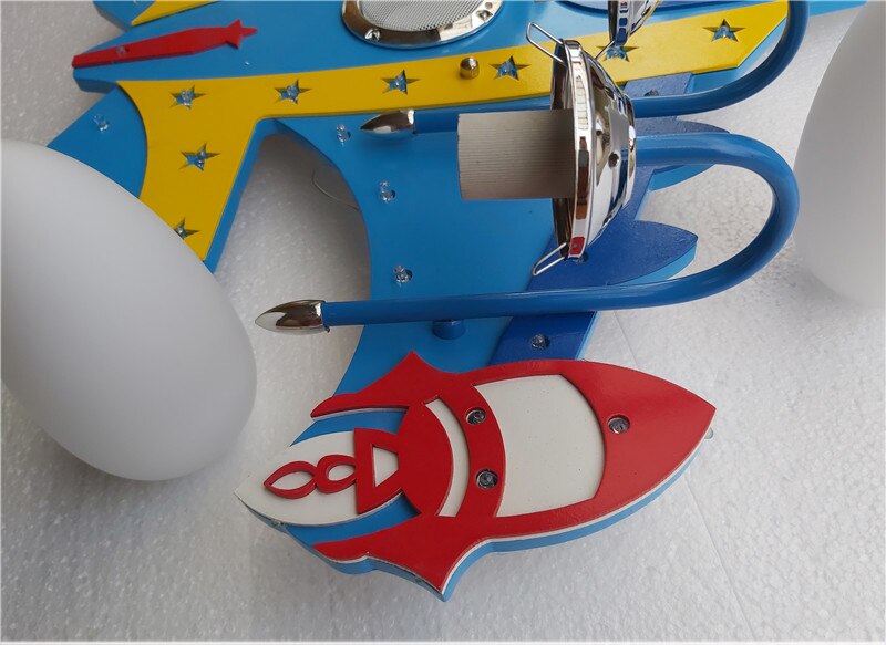 Fighter Jet Airplane Shape Wall Lamp with Bluetooth Speaker Feature