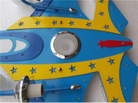 Thumbnail for Fighter Jet Airplane Shape Wall Lamp with Bluetooth Speaker Feature