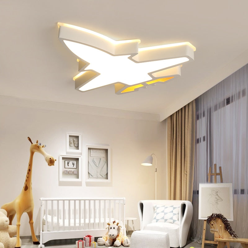 Acrylic Fighter Jet Designed LED Ceiling Wall Lamp