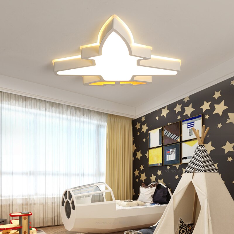 Acrylic Fighter Jet Designed LED Ceiling Wall Lamp