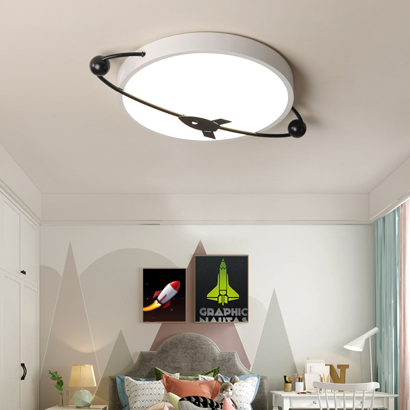 Moon & Space Shuttle Designed Wall Lamp