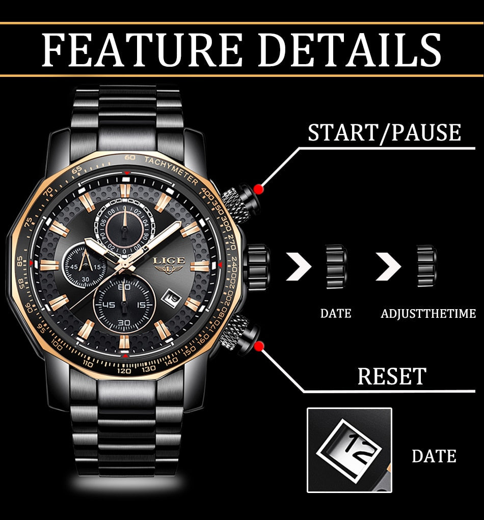 Sport & Luxury Style Multi-Display Pilot & Aviator Watches