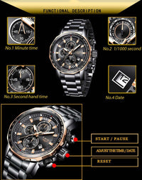 Thumbnail for Sport & Luxury Style Multi-Display Pilot & Aviator Watches
