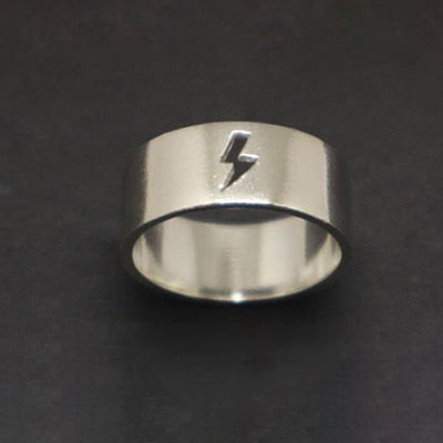 Amazing Lightning Symbol Airplane Ring FOR MEN
