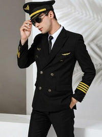 Thumbnail for 4 Lines Airline Pilot Suit Jackets & Coats