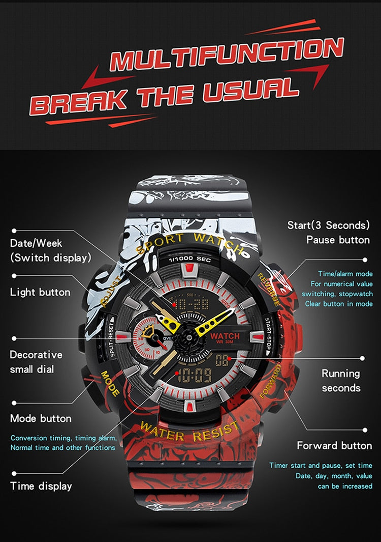 Super Colorful High Quality S-Shock Watches