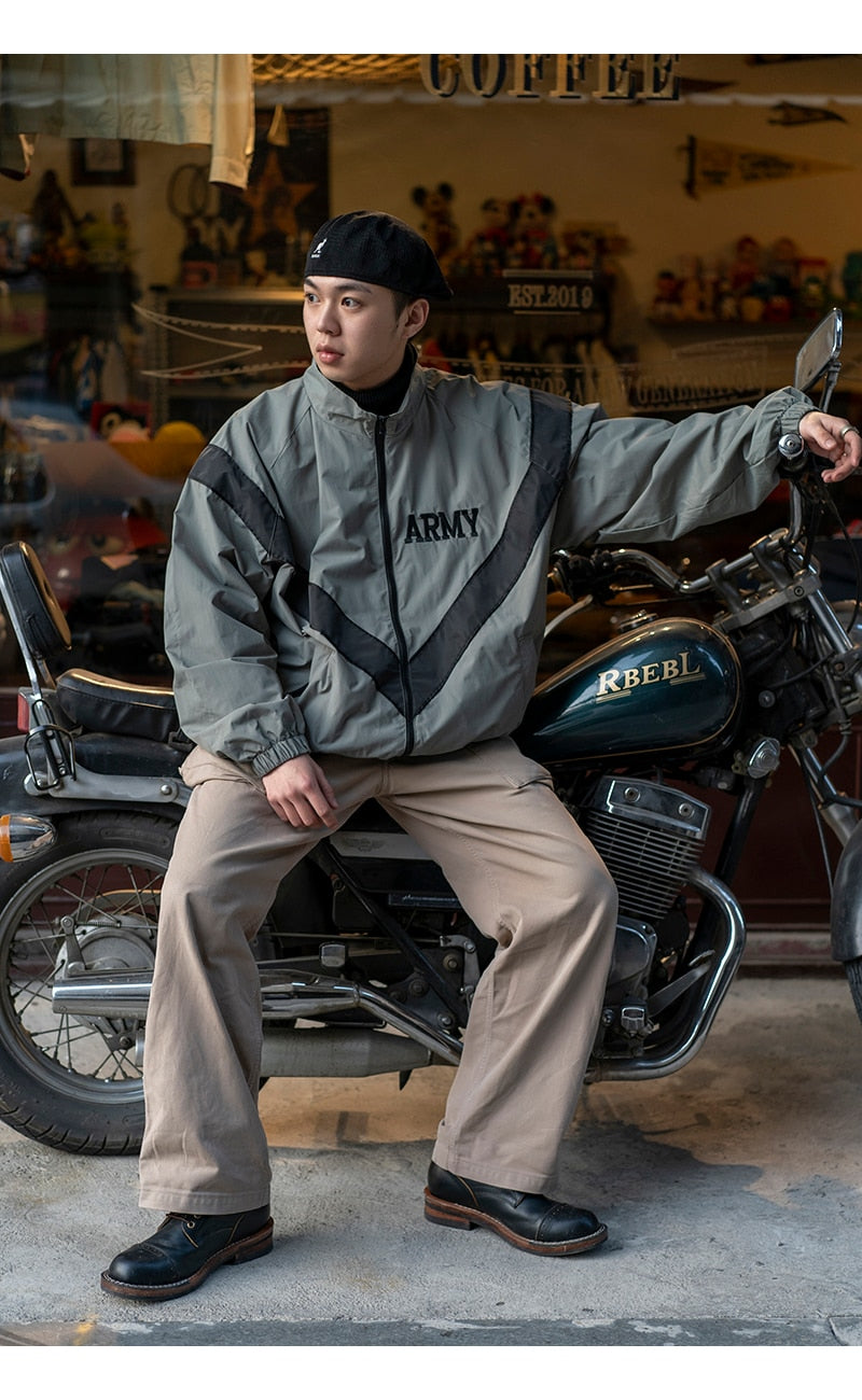 Army Style Amazing Quality Aviator Windbreaker & Jacket