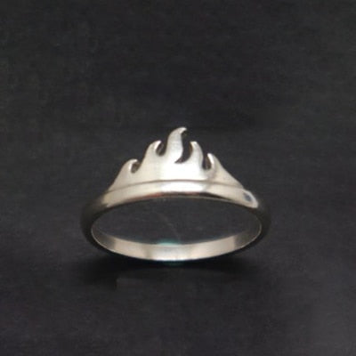 Amazing Flames Symbol Airplane Ring FOR WOMEN aviation ring in stainless steel.
