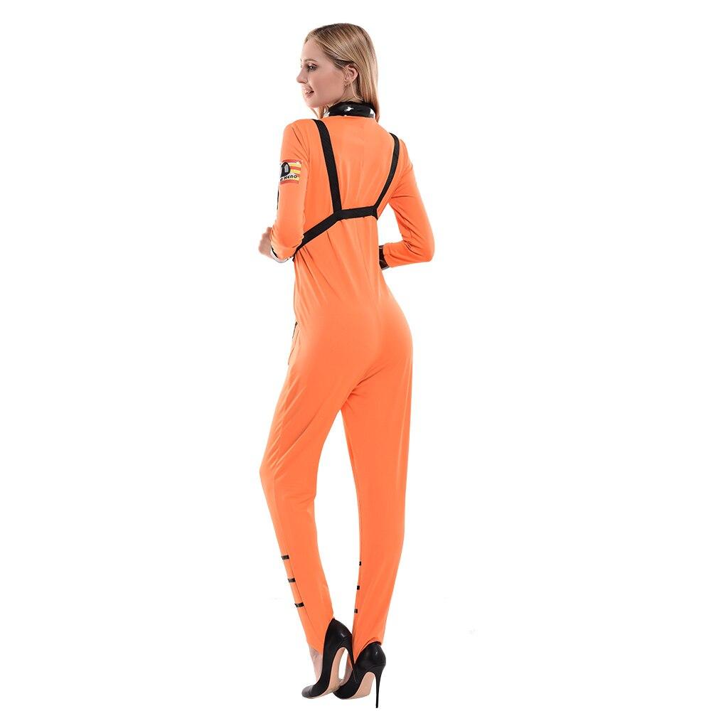 ORANGE Space NASA & Astranout Jumpsuit for WOMEN (Halloween)