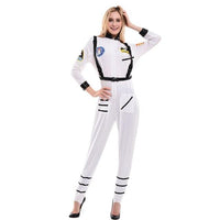 Thumbnail for WHITE Space NASA & Astranout Jumpsuit for WOMEN (Halloween)