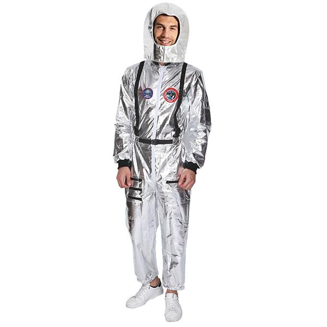 Gray Space NASA & Astranout Jumpsuit for Men (Halloween)