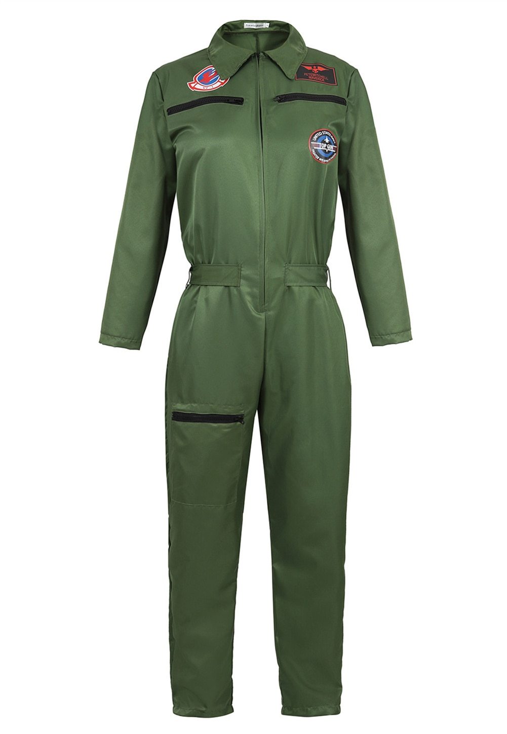 Fighter Pilot & Aviator Style Jumpsuit for Men & Women (Halloween)