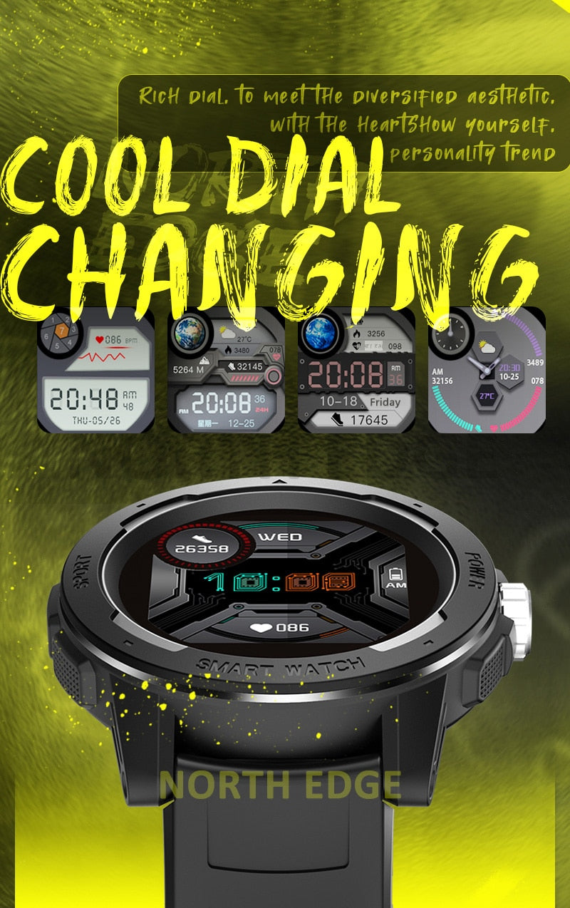 SMART Aviator Watches with Heart Rate & Blood Pressure & Oxygen Feature