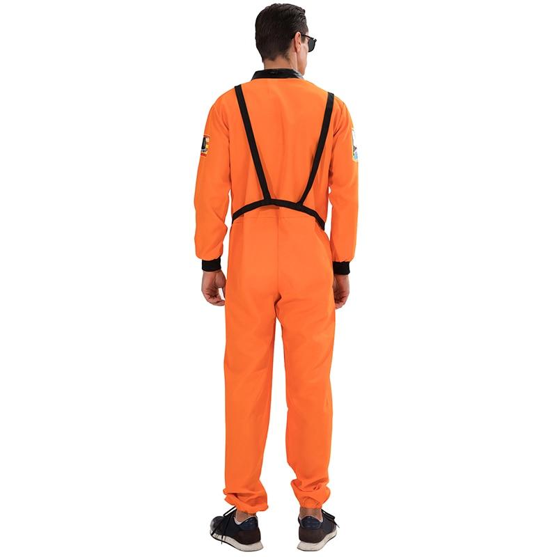 ORANGE Space NASA & Astranout Jumpsuit for Men (Halloween)