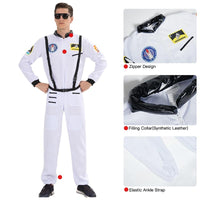 Thumbnail for WHITE Space NASA & Astranout Jumpsuit for Men (Halloween)