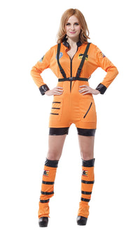 Thumbnail for ORANGE Super Funny NASA Spacesuit & Jumpsuit for Women (Halloween)