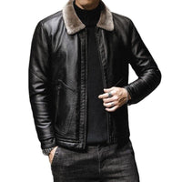 Thumbnail for Thick Style PU Leather Bomber Jackets