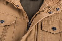 Thumbnail for NO Design Military PILOT Cotton Bomber Jackets