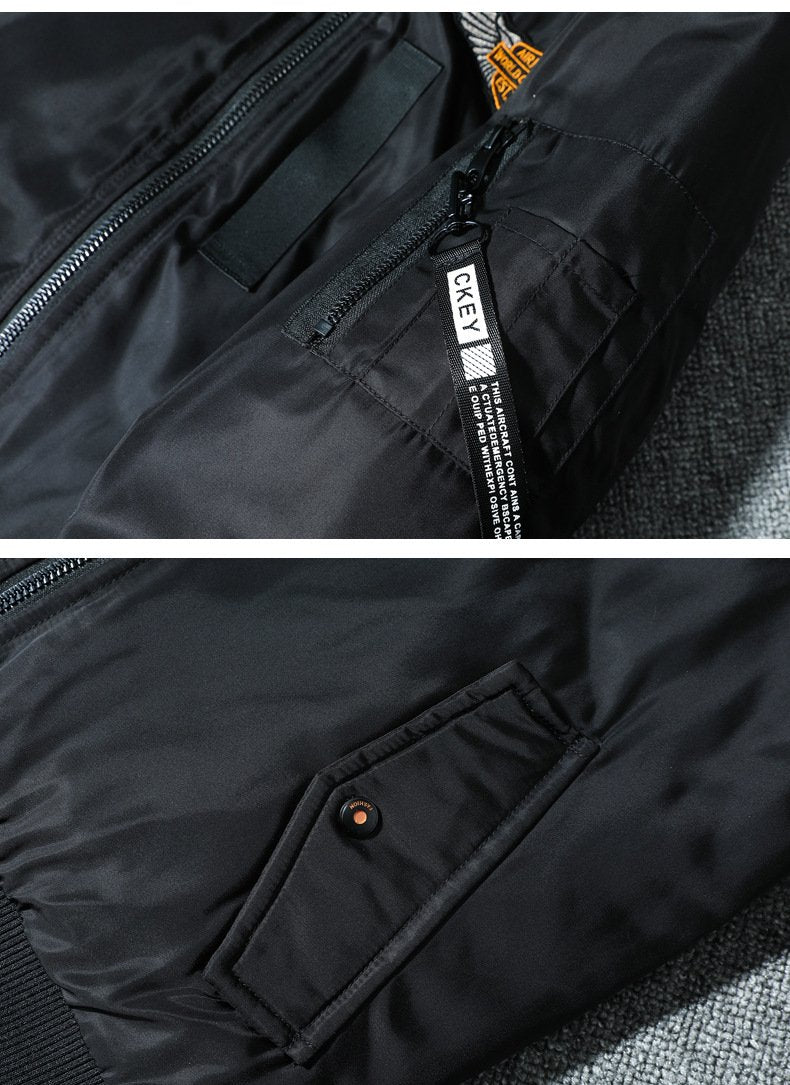 Super Thick MA1 Air Force Themed Bomber Jackets