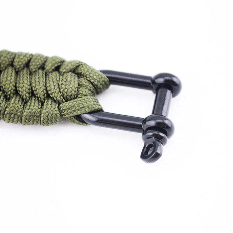 Stainless Steel Anchor Style Black Leather Bracelets