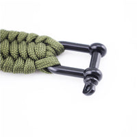 Thumbnail for Stainless Steel Anchor Style Black Leather Bracelets