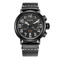 Thumbnail for Chronograph Sport Style Pilot & Aviator Watches Pilot Eyes Store Black & White 