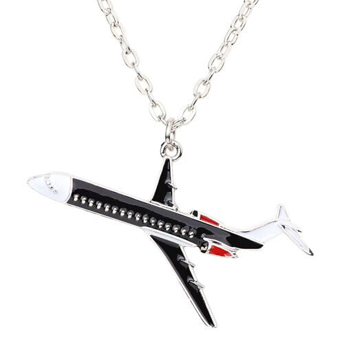Colourful Airplane Shape Designed Necklaces