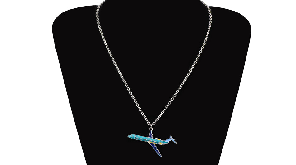 Colourful Airplane Shape Designed Necklaces