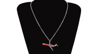 Thumbnail for Colourful Airplane Shape Designed Necklaces