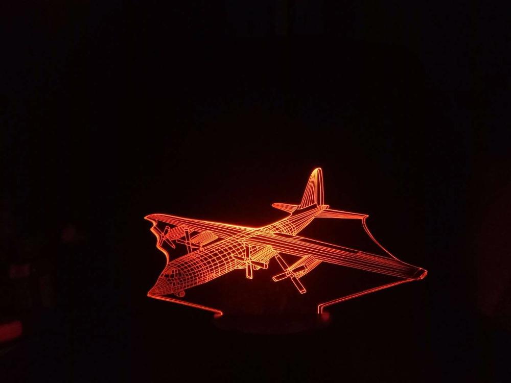 Lockheed Hercules C-130 Designed 3D Lamp Pilot Eyes Store 