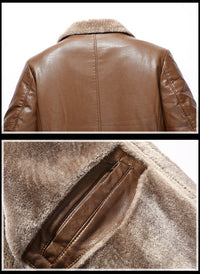 Thumbnail for PU & Faux Leather Winter Style Pilot Bomber Jackets Pilot Eyes Store 