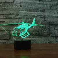 Thumbnail for Small Helicopter Designed 3D Lamp Pilot Eyes Store 