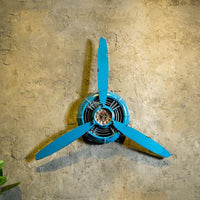 Thumbnail for Creative 3 Propeller Designed Wall Clocks Pilot Eyes Store White 